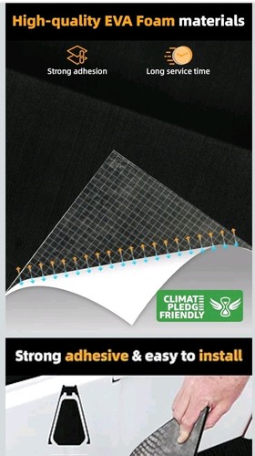 FOCEAN Boat Flooring EVA Foam Boat Decking Sheet Non-Slip Brushed 94.5'' x 15.7' - Picture 2 of 9