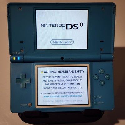 Nintendo DSi Blue Console USA Tested Working Player Copy Cosmetic Damage READ