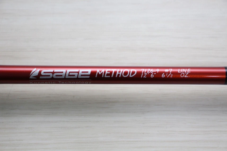 Sage METHOD 7126-4 Fly Rod 12'6" #7 Spey 4pc Near Mint w/Tube & Sock D69 - Image 2 of 4