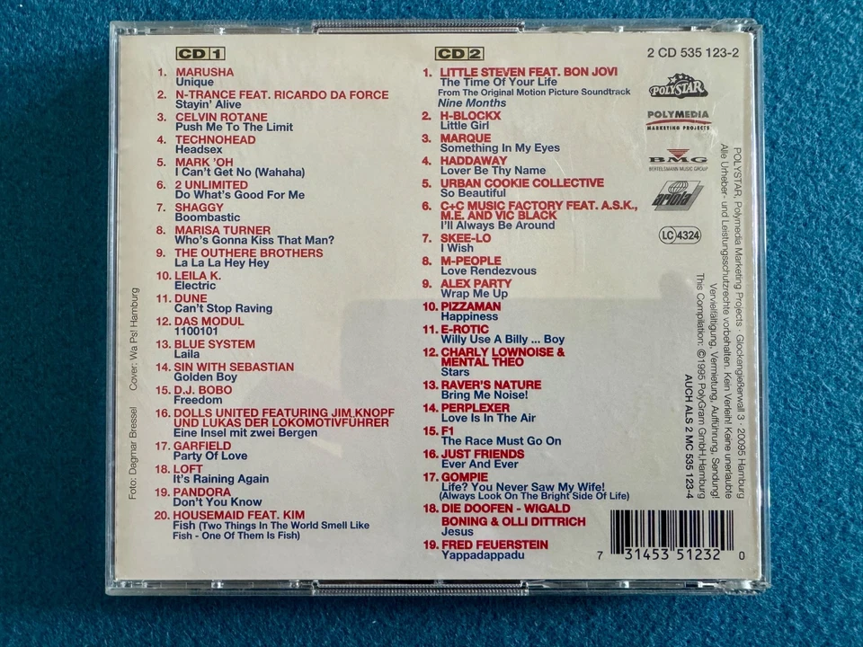 Just the Best - Vol. 6 - Doppel CD 1995 - TOP - Bild 2 von 2