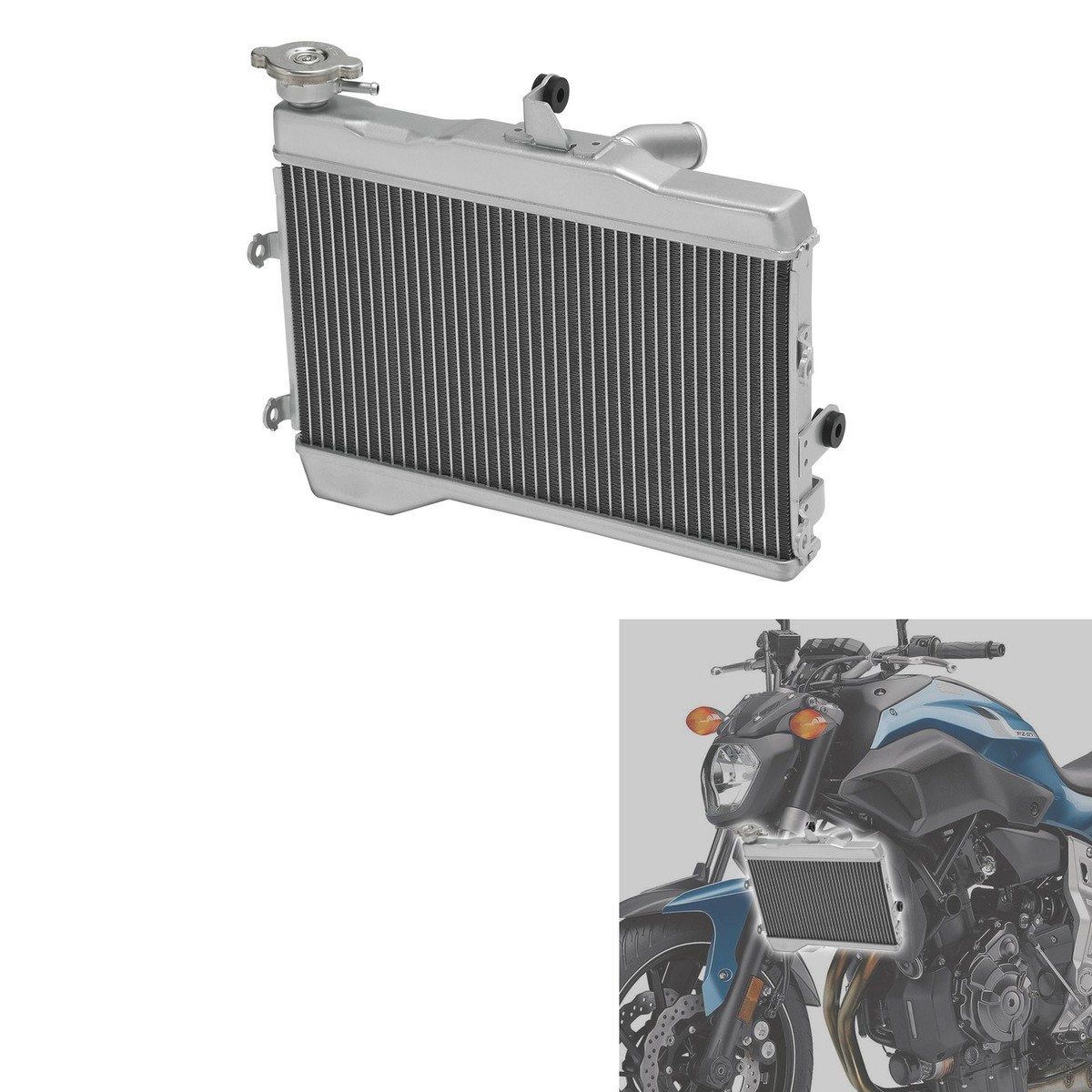 Aluminum Radiator Cooling Cooler Fit For YAMAHA MT07 2021