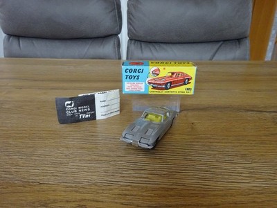 Corgi Toys 310 Chevrolet Corvette Stingray  60er Jahre  Rarität, no Dinky Toys