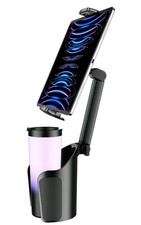Car Cup Tablet Holder for iPad: Cup Stand Tablet Mount with Adjustable Arm Co...