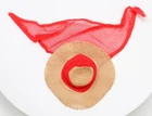 Vintage Barbie Open Road #985 Straw Hat w/ Red Scarf 1961 Mattel