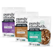 Purley Elizabeth Keto Granola Best Sellers Variety Pack, Made with Nuts and Seed