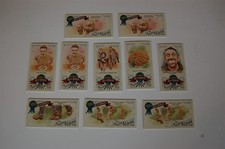 Group of 10 2019 Topps Ginter Mini Dreams of Blue Ribbons Insert Cards