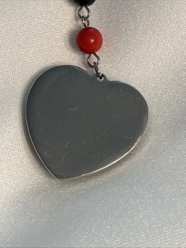 Twilight Photo Heart Pendant Beaded Lariat Necklace - Picture 7 of 8