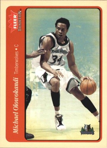 2004 Fleer Tradition Michael Olowokandi #55 card
