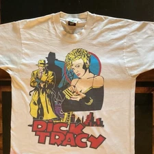 Vintage 90s Dick Tracy Tee XL Madonna Beatty Breathless Disney Screen Stars Best