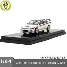 1/64 MOTORHELIX Mitsubishi Lancer EVO IV GSR Diecast Model Car