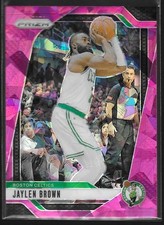 2024-25 Panini Prizm #139 Jaylen Brown Prizms Pink Ice
