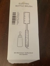 Electric Baby Bottle Brush Set with Rechargeable Cleaner