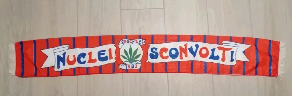 Sciarpa Ultras Cosenza Nuclei Sconvolti Echarpe Schal Bufanda - Immagine 2 di 4