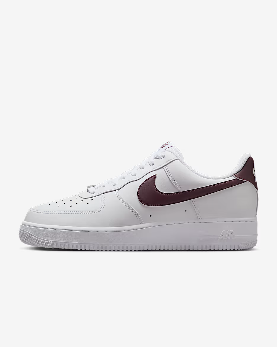 ☆Nike☆ Air Force 1 07 M White Burgundy Crush FJ4146112 FJ4 Nike Air Force 1 '07 FJ4146-112 White White Burgundy Crush