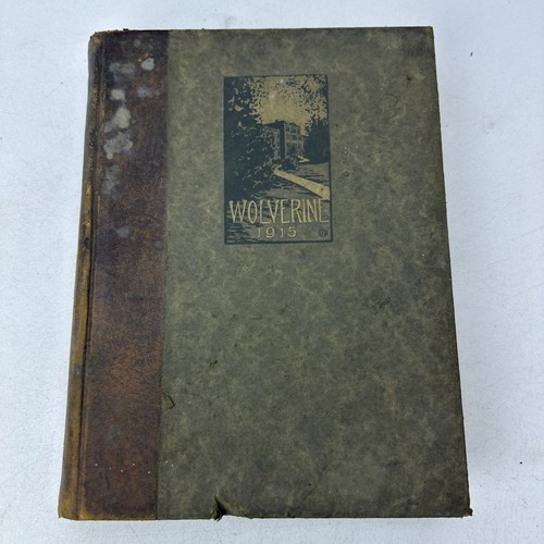 1915 Wolverine Jahrbuch Michigan Agricultural College MSU State University
