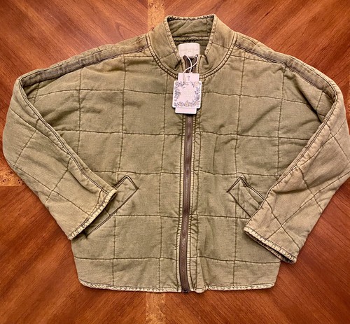 Chelsea & Violet Big Girls Green Size Large Diamond Quilted Jacket - Picture 5 of 5