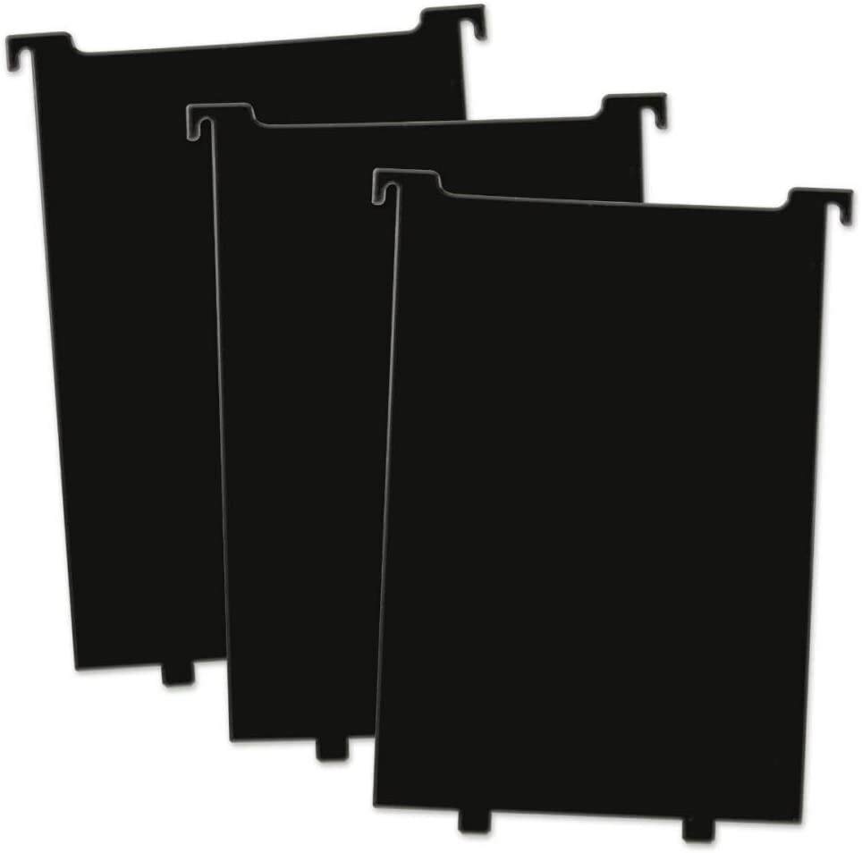 bcw-black-short-or-long-comic-book-bin-partitions-3-regular-dividers