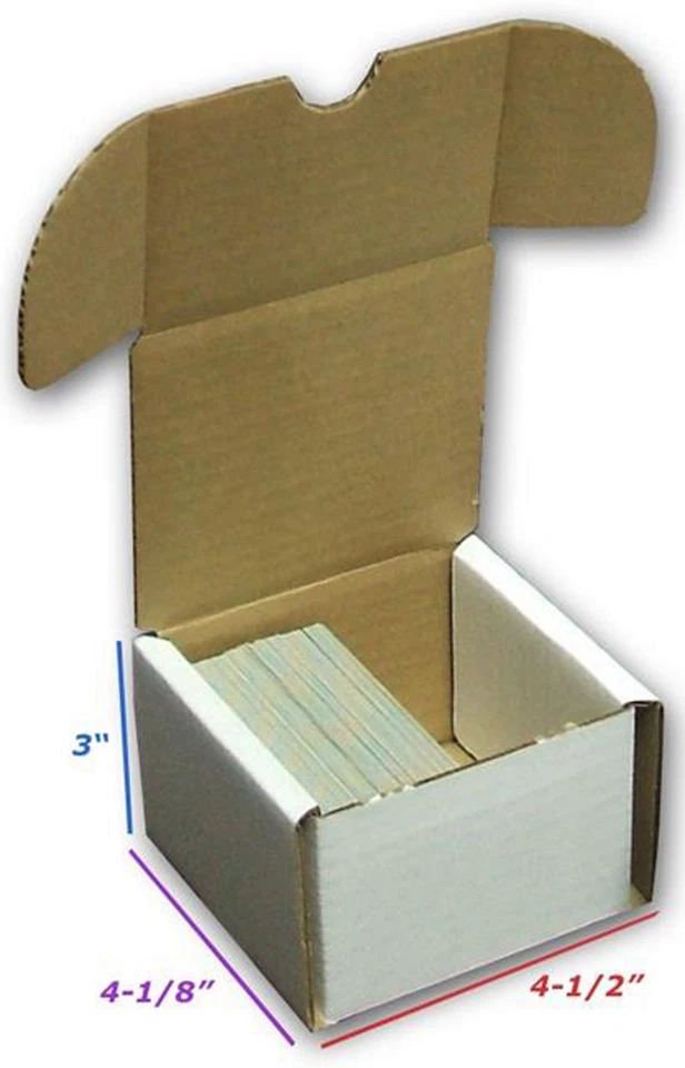 25 BCW 200 COUNT CARDBOARD STORAGE BOXES Card Holder Case Baseball Trading - Image 2 of 3