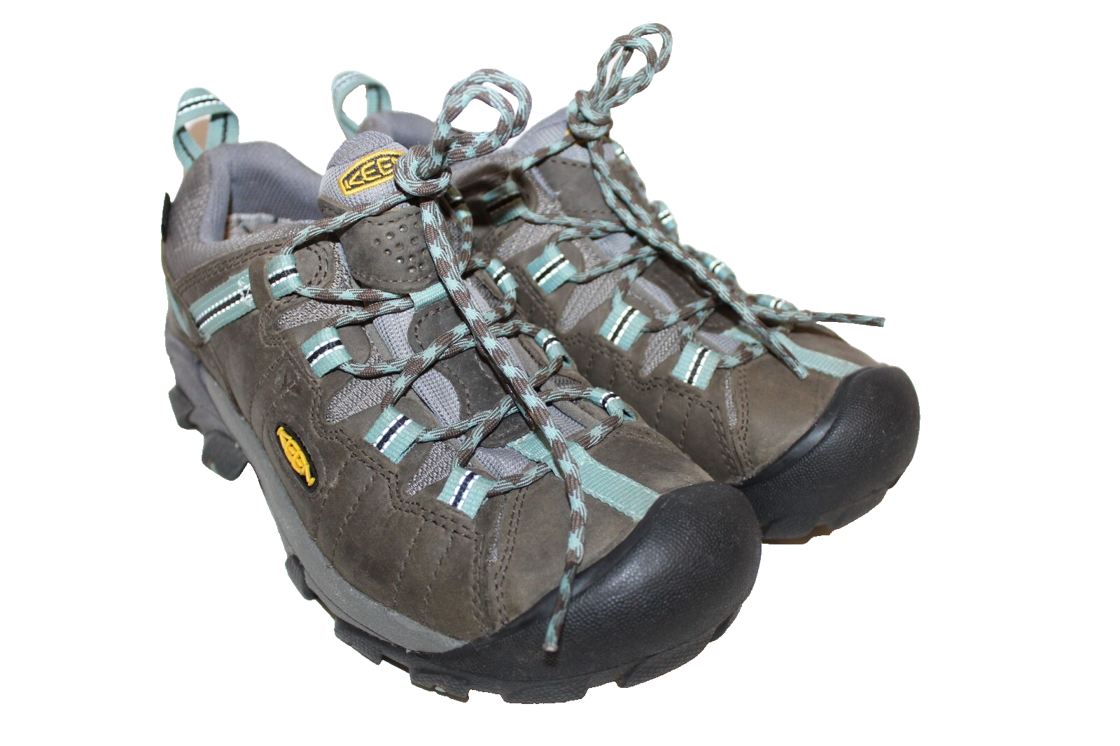 Scarpe da trekking Oxford da donna Keen Dry taglia 7 5 sneaker impermeabili in pelle marrone