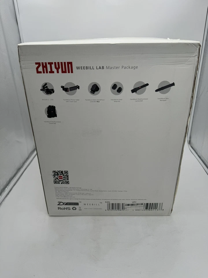 Zhiyun Weebill LAB MASTER Package! Camera Handheld Stabilizer! Open Box! - Image 2 of 4