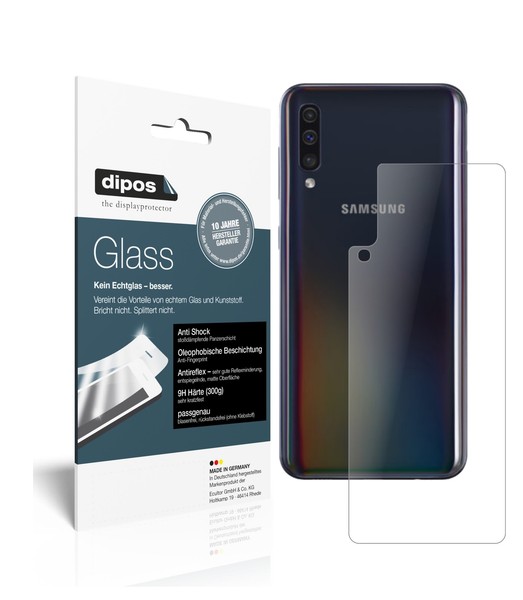 2X Schutzfolie FüR Samsung Galaxy A40 RüCkseite Matt - Anti-Shock 9H Folie Dipos-image