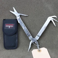 VTG 1999 LEATHERMAN PST ll w/SCISSORS, 1/2 SER. BLADE Multi Tool, USA, Sheath