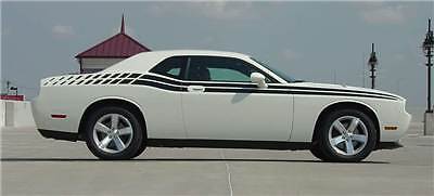 Dual Long Strobes Ext. Stripes 3M PRO Vinyl Decal for 2011-2023 Dodge Challenger
