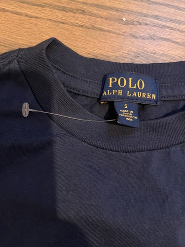 polo ralph lauren boys kids size 5 Outfit 3 Pieces Shirts With Big Polo Logo And - Picture 7 of 8