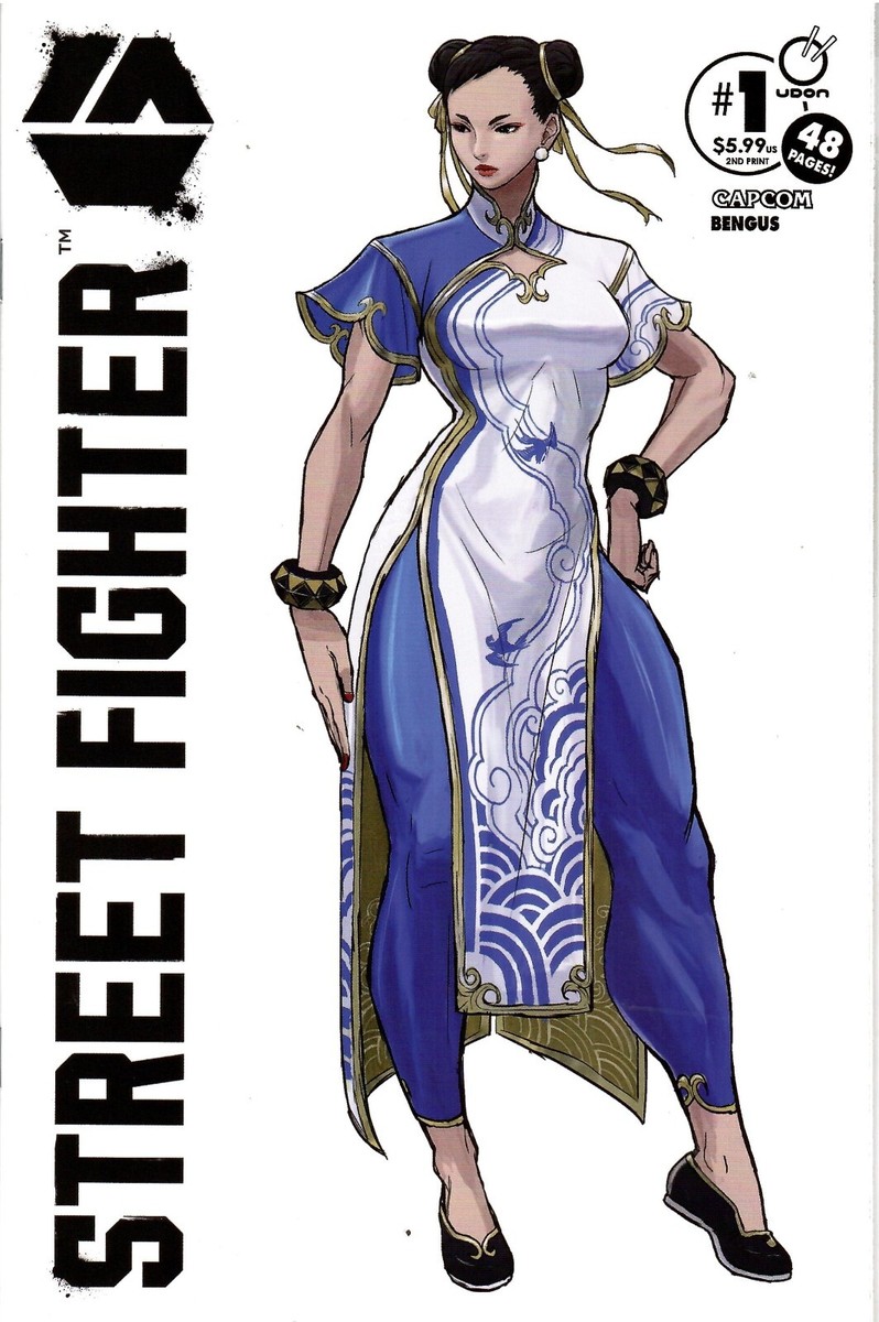 CAPCOM - ぽんず Street Fighter 6 #1 2nd Printing Capcom Bengus Udon