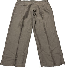 VINTAGE Dockers Levis Pleated Dress Pants Men 36/32 Shadow Brown Relaxed Fit