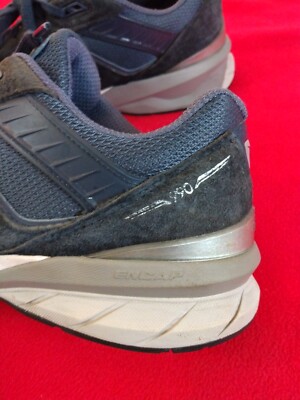 NEW BALANCE 990V5 MADE IN USA \'NAVY\' MENS SZ 11.5 New Balance Mens Made In USA Suede 990NV5 Shoes Navy Silver main image 4