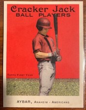 2004 Topps Cracker Jack Mini Sticker SP #214 Erick Aybar Angels Free Shipping