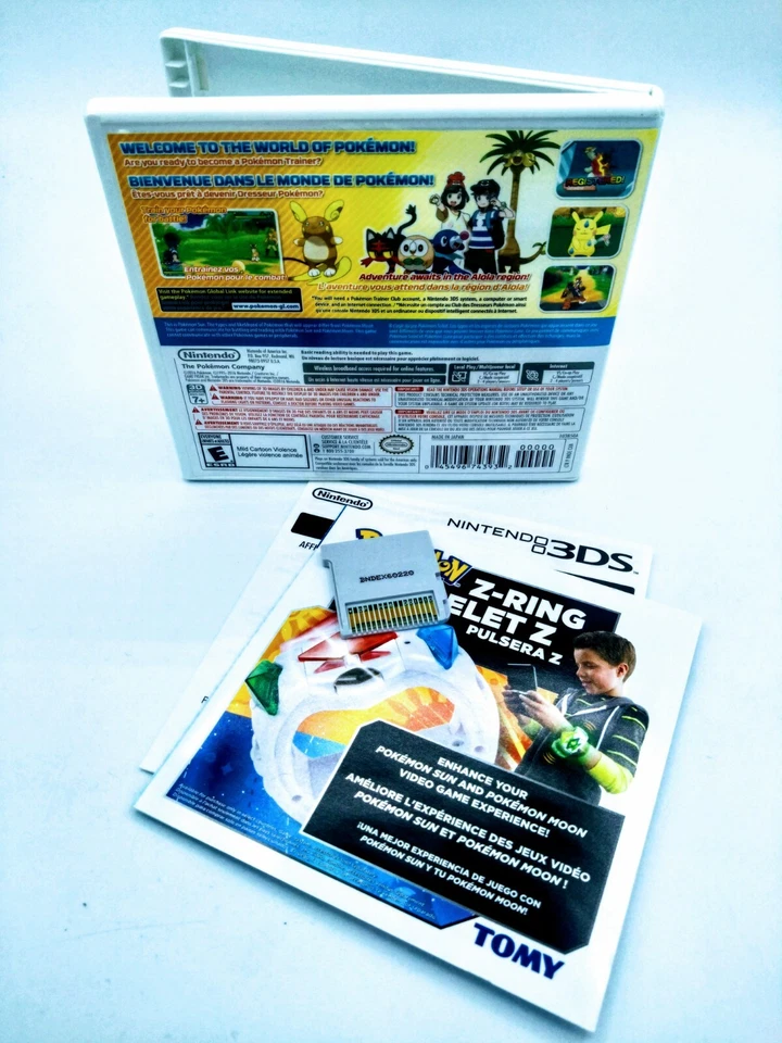 Pokémon Sun (Nintendo 3DS, 2016) CIB Tested Working Authentic - Image 2 of 2