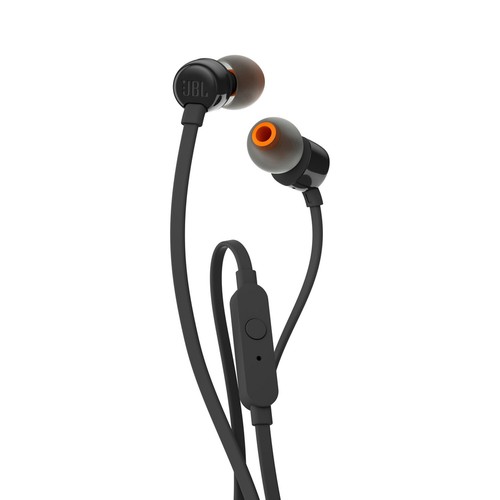 JBL T110 Cuffie In Ear con Microfono, Cavo Piatto Antigroviglio, Comando a un pu - Foto 2 di 2