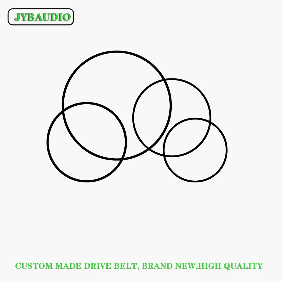 JYBTECHELEC Set of 4 belts for Sony TC-55 TC-56 Cassette Player Recorder Walkman