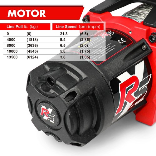 X-BULL Electric Winch 10000LB 12000LBS 13000LBS 14500LBS 4WD Trailer Jeep Winch - Picture 91 of 132
