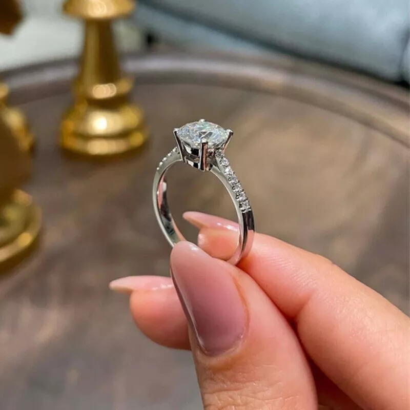 High setting deals engagement ring