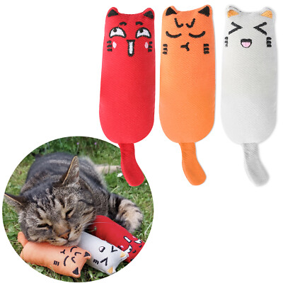 3PC CATNIP PET CAT KITTEN TOY GIFT CHEW CRAZY - Main Image
