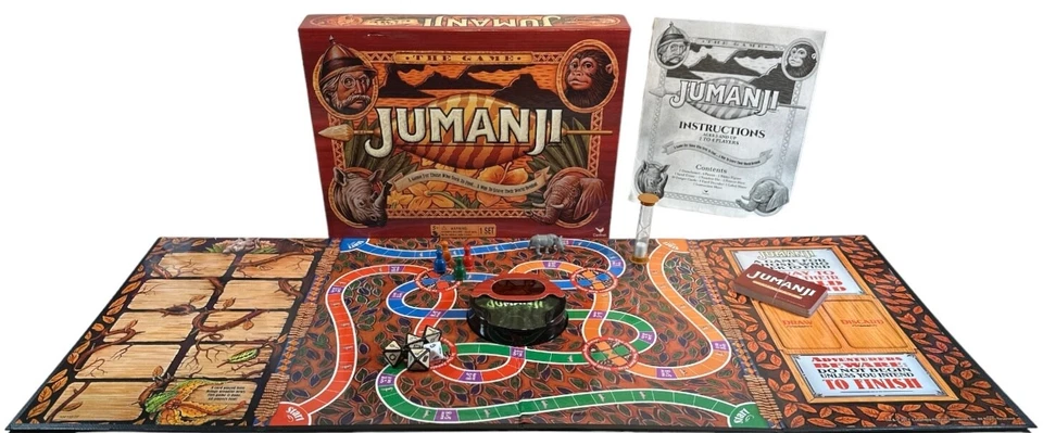 Jumanji The Original Board Game by Cardinal 2017 (5yrs+) ~ Complete - Image 2 of 4