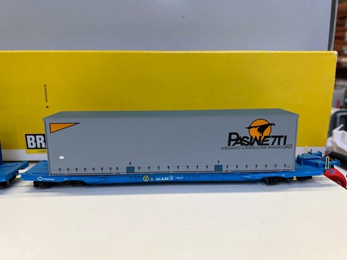 BRAWA 2301.2 COPPIA CARRI CONTAINER INTERMODALI FS EP. V IN OTTIME CONDIZIONI   - Foto 8 di 10