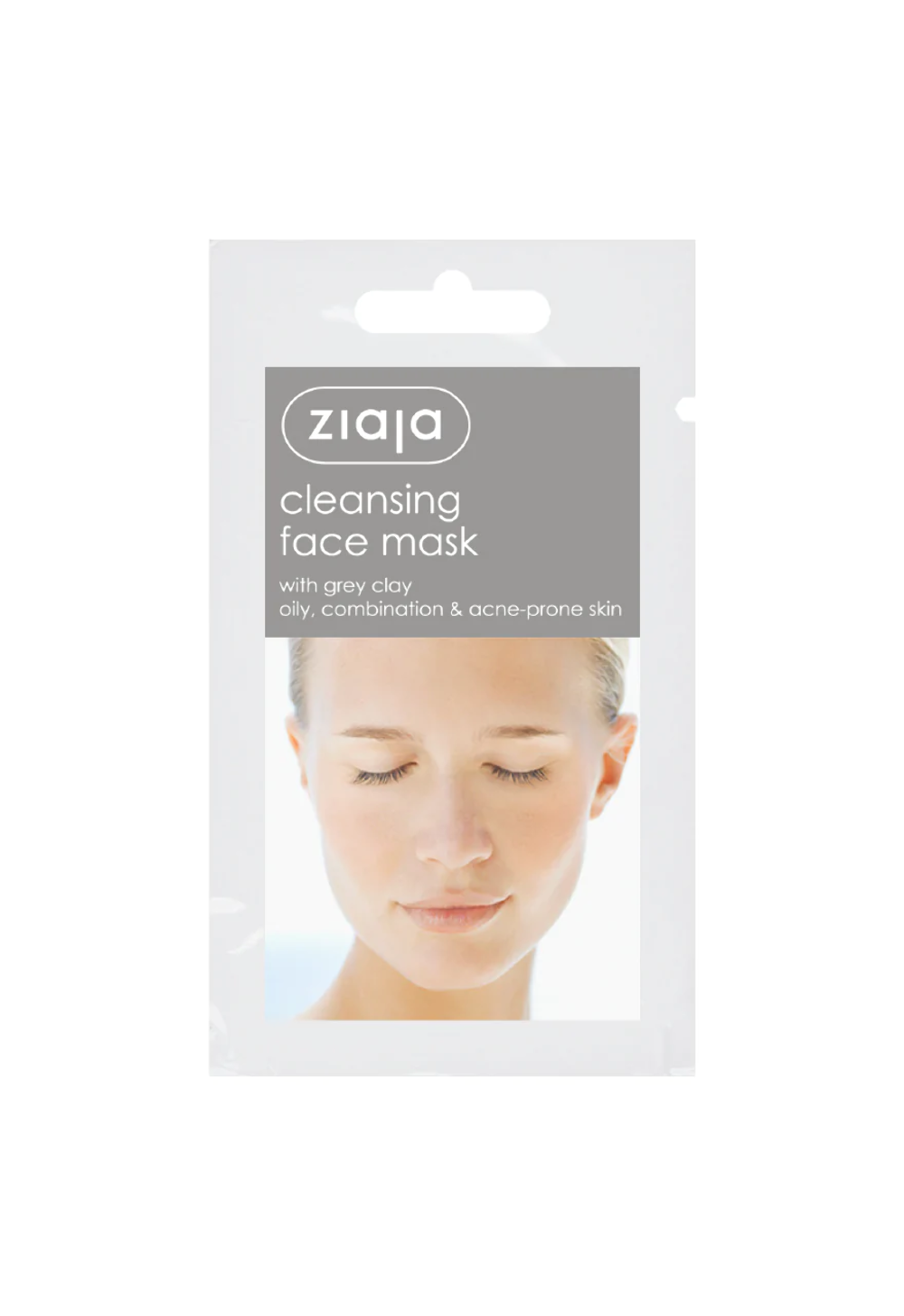 Ziaja Cleansing Face Mask With Grey Clay/Sachet 7ml OFFICIAL UK