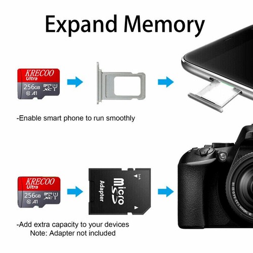 TF Card 128GB Memory Card High Speed 64GB 256GB MicroSDXC Class10 SD Card Lot - Picture 4 of 17