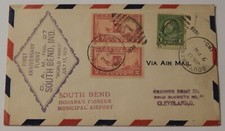 South Bend Indiana July 17 1929 first anniversary of CAM 27 airmail