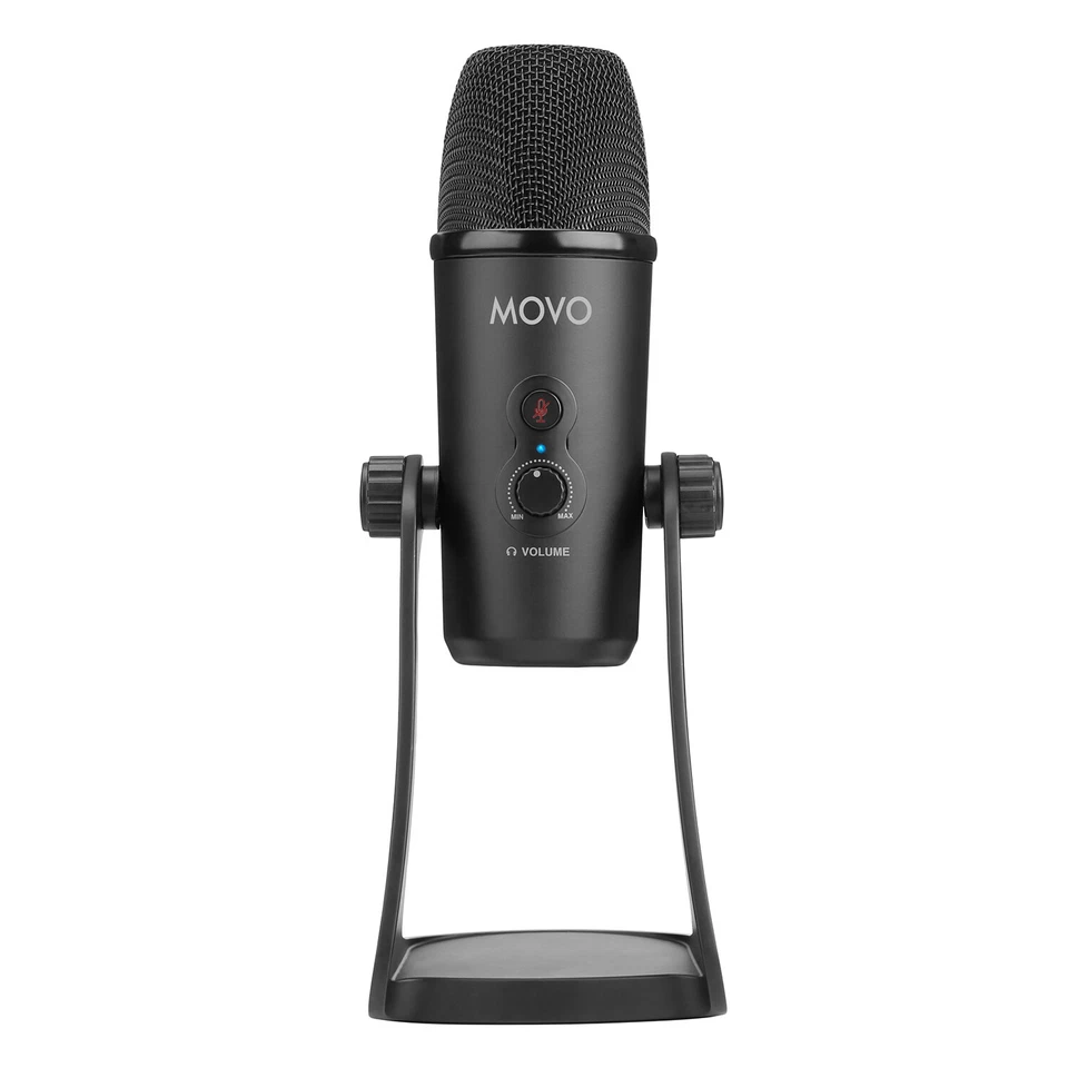 Movo UM700 Desktop USB Microphone for Computer with Stand & Four Pickup Patterns - Image 2 of 4