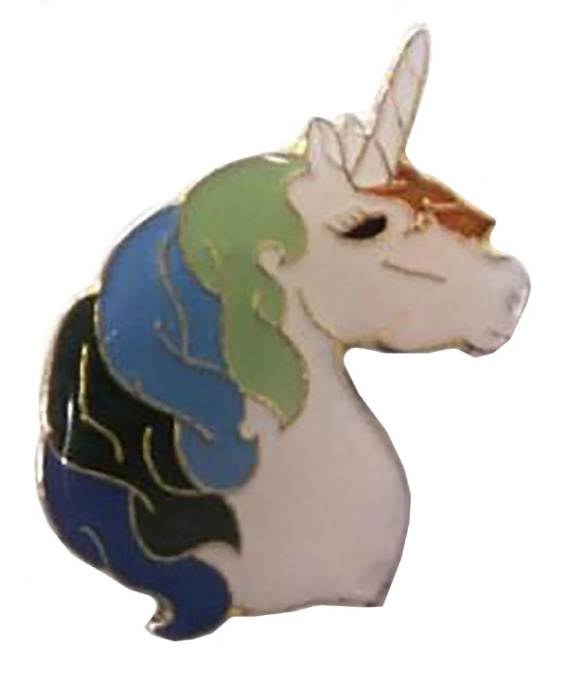 Pack of 24 Unicorn Head Right Bike Motorcycle Hat Cap Lapel Pin HP1
