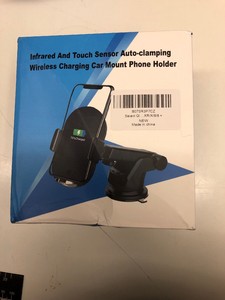 Infrared And Touch Sensor Anto Clamping Wireless Charging Car Mount Phone Holder Ebay