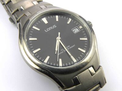 Herren VX42-X110 Lorus Gents Datum Titan Sportuhr - 50m