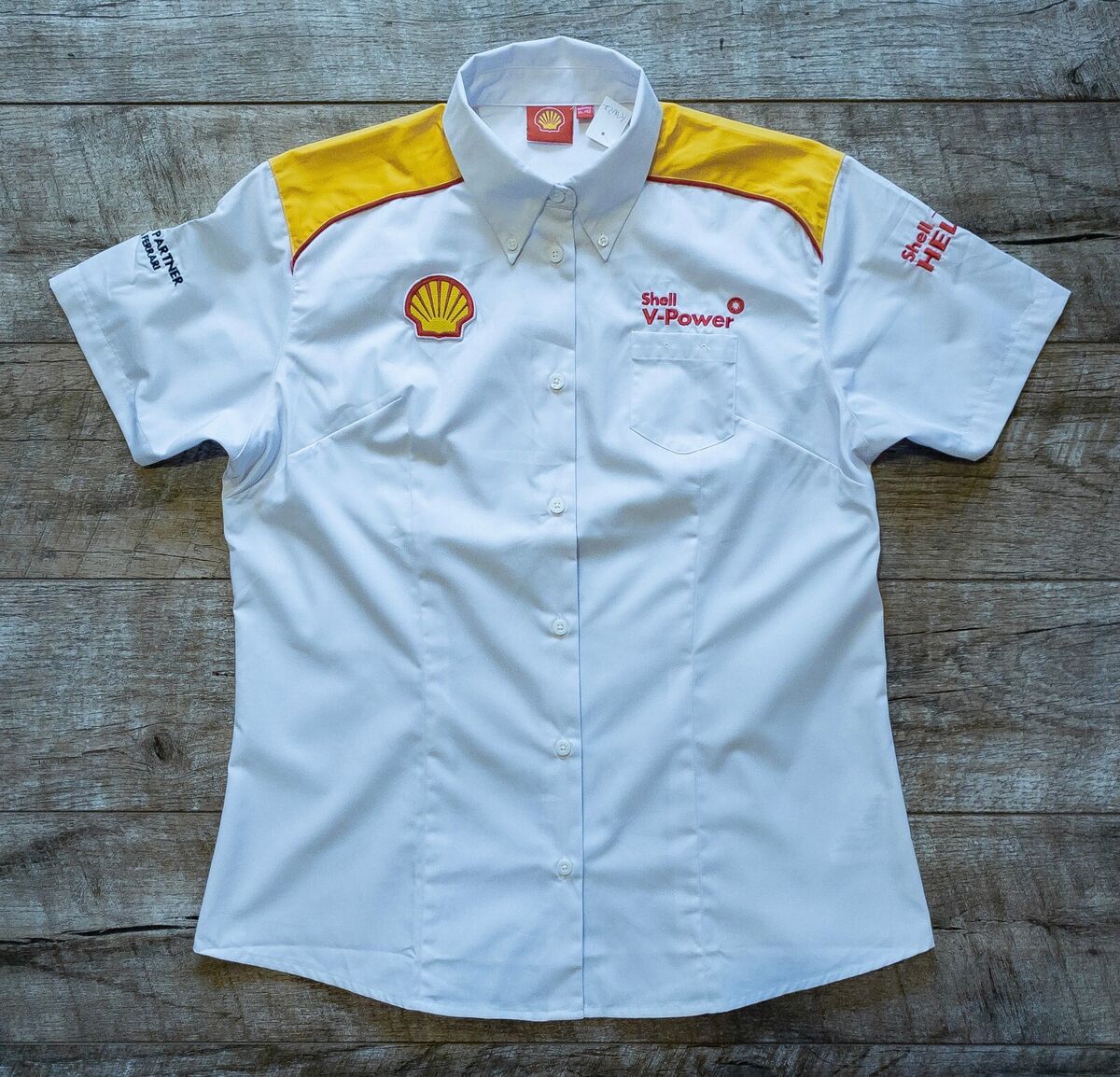 Ferrari Shell Formula One Shirt Womens Size XL 32 Scuderia Ferrari Shell Formula One Shirt Womens Size XL 32 Scuderia