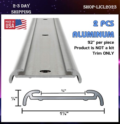RV Insert Roof Flat Trim for Waterproofing Sealing External Edges Travel Trailer