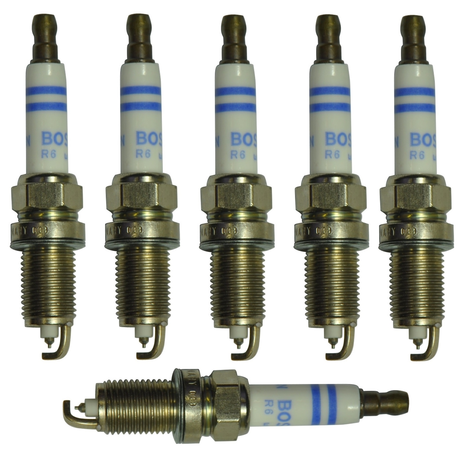 Bosch OE FineWire Double Platinum Set 6 Spark Plugs for A6 Quattro S4 Eclipse V6